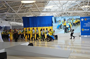 Зустріч Національної паралімпійської збірної з зимової Паралімпіади 20.03.18